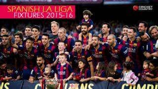 Spanish La Liga: Complete Fixture, 2015-16 season